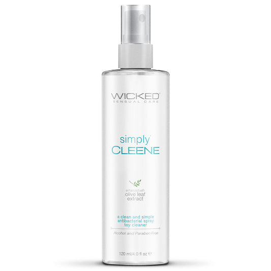 Simply Cleene Antibacterial novelty item Spray 4oz – Rechargeable, Discreet, Intimate Wellness Accessory – Quiet, Rechargeable, Waterproof, Couples & Solo Use, Discreet Intimate Wellness Accessory
