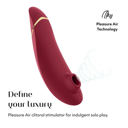 Premium 2 - Bordeaux – Rechargeable, Discreet, Intimate Wellness Accessory – Quiet, Rechargeable, Waterproof, Couples & Solo Use, Discreet Intimate Wellness Accessory
