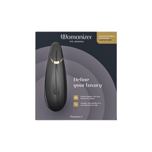 Premium 2 - Black – Rechargeable, Discreet, Intimate Wellness Accessory – Quiet, Rechargeable, Waterproof, Couples & Solo Use, Discreet Intimate Wellness Accessory