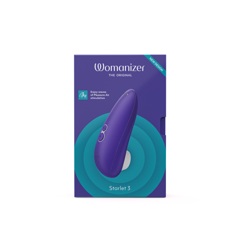 Starlet 3 - Indigo – Rechargeable, Discreet, Intimate Wellness Accessory – Quiet, Rechargeable, Waterproof, Couples & Solo Use, Discreet Intimate Wellness Accessory
