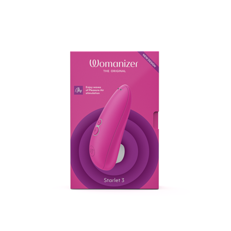 Starlet 3 - Pink – Rechargeable, Discreet, Intimate Wellness Accessory – Quiet, Rechargeable, Waterproof, Couples & Solo Use, Discreet Intimate Wellness Accessory