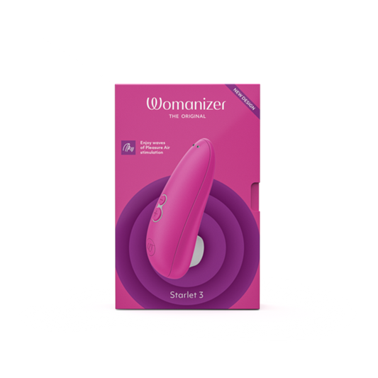 Starlet 3 - Pink – Rechargeable, Discreet, Intimate Wellness Accessory – Quiet, Rechargeable, Waterproof, Couples & Solo Use, Discreet Intimate Wellness Accessory