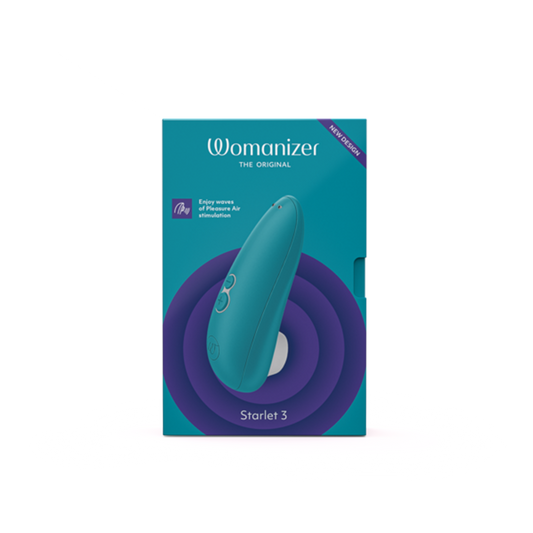 Starlet 3 - Turquoise – Rechargeable, Discreet, Intimate Wellness Accessory – Quiet, Rechargeable, Waterproof, Couples & Solo Use, Discreet Intimate Wellness Accessory