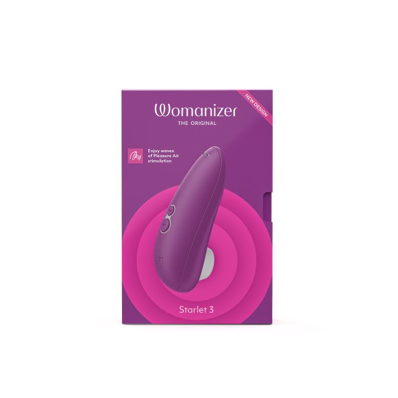 Starlet 3 - Violet – Rechargeable, Discreet, Intimate Wellness Accessory – Quiet, Rechargeable, Waterproof, Couples & Solo Use, Discreet Intimate Wellness Accessory