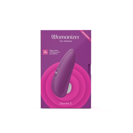 Starlet 3 - Violet – Rechargeable, Discreet, Intimate Wellness Accessory – Quiet, Rechargeable, Waterproof, Couples & Solo Use, Discreet Intimate Wellness Accessory