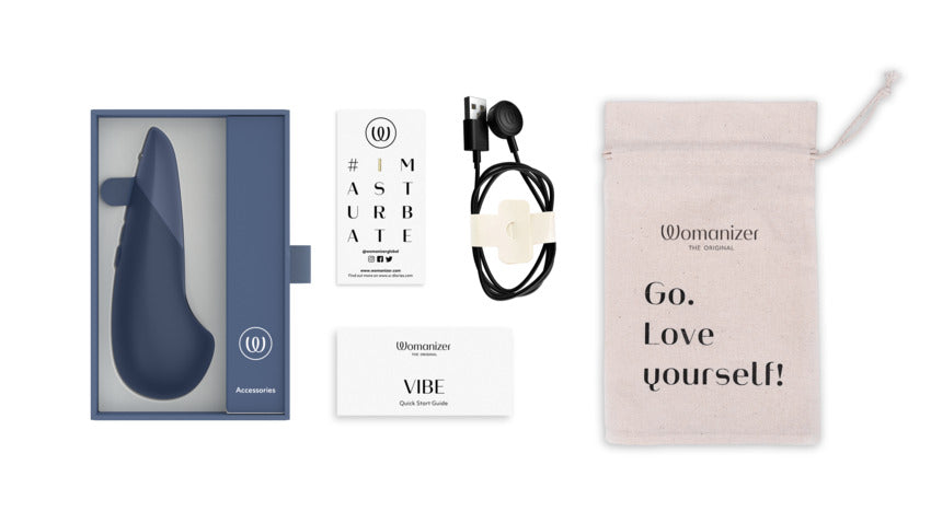 Vibe Dark Blue – Rechargeable, Discreet, Intimate Wellness Accessory – Quiet, Rechargeable, Waterproof, Couples & Solo Use, Discreet Intimate Wellness Accessory