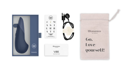 Vibe Dark Blue – Rechargeable, Discreet, Intimate Wellness Accessory – Quiet, Rechargeable, Waterproof, Couples & Solo Use, Discreet Intimate Wellness Accessory