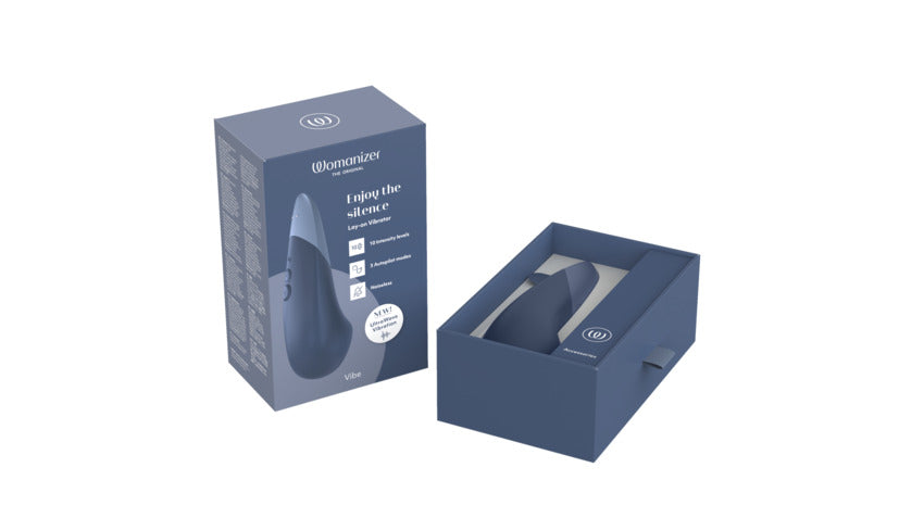Vibe Dark Blue – Rechargeable, Discreet, Intimate Wellness Accessory – Quiet, Rechargeable, Waterproof, Couples & Solo Use, Discreet Intimate Wellness Accessory