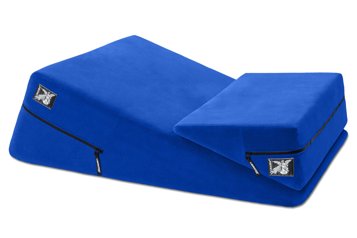 Wedge/Ramp Combo Shapphire Microfiber – Rechargeable, Discreet, Intimate Wellness Accessory – Quiet, Rechargeable, Waterproof, Couples & Solo Use, Discreet Intimate Wellness Accessory