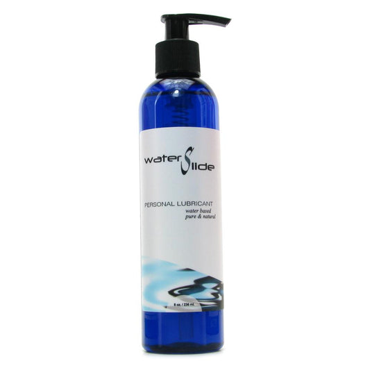 Waterslide Water-Based Lubricant 8oz – Rechargeable, Discreet, Intimate Wellness Accessory – Quiet, Rechargeable, Waterproof, Couples & Solo Use, Discreet Intimate Wellness Accessory