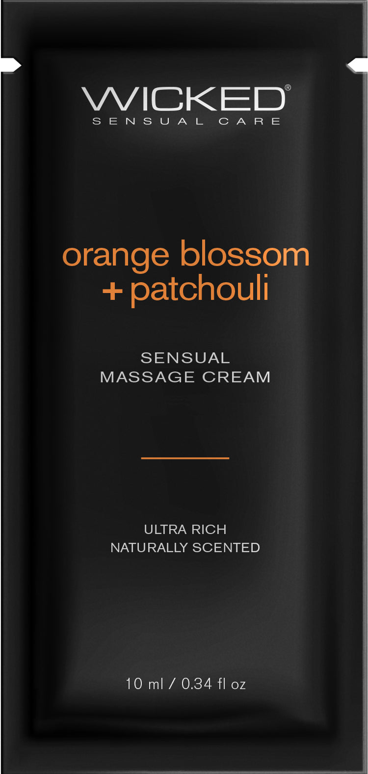 Orange Blossom + Patchouli Massage Cream .34oz – Rechargeable, Discreet, Intimate Wellness Accessory – Quiet, Rechargeable, Waterproof, Couples & Solo Use, Discreet Intimate Wellness Accessory