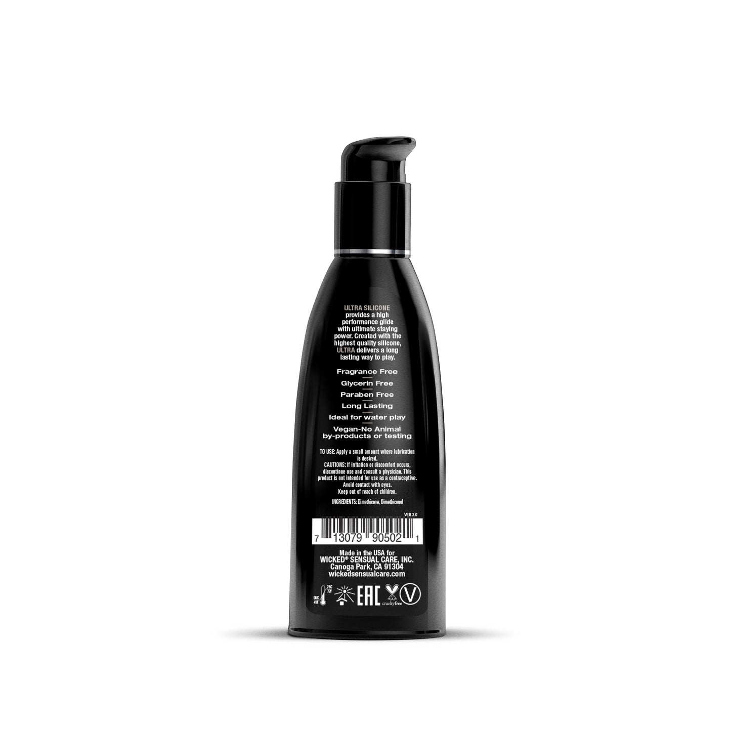 Ultra Silicone personal lubricant 2oz – Rechargeable, Discreet, Intimate Wellness Accessory – Quiet, Rechargeable, Waterproof, Couples & Solo Use, Discreet Intimate Wellness Accessory
