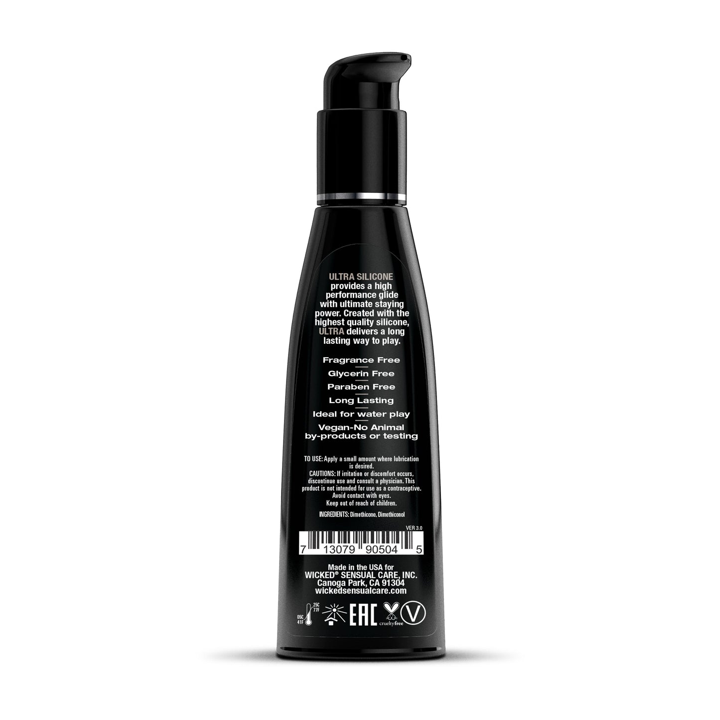 Ultra Silicone personal lubricant 4oz – Rechargeable, Discreet, Intimate Wellness Accessory – Quiet, Rechargeable, Waterproof, Couples & Solo Use, Discreet Intimate Wellness Accessory