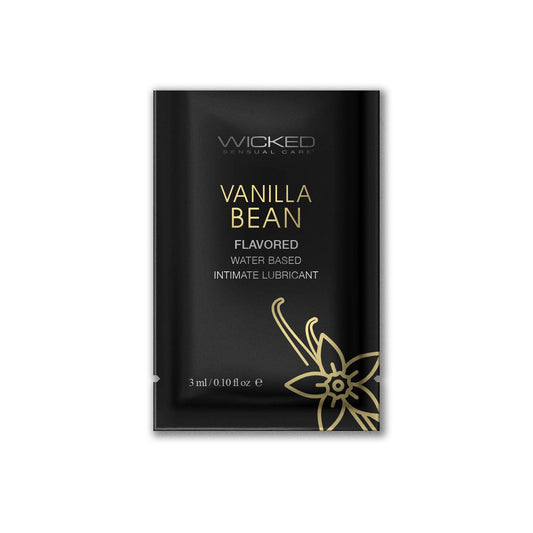 Aqua Vanilla Bean Sachet 3ml/0.10 fl oz – Rechargeable, Discreet, Intimate Wellness Accessory – Quiet, Rechargeable, Waterproof, Couples & Solo Use, Discreet Intimate Wellness Accessory