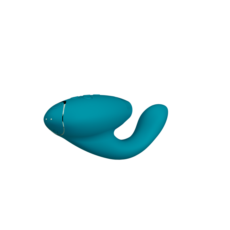 Duo 2 - Petrol – Rechargeable, Discreet, Intimate Wellness Accessory – Quiet, Rechargeable, Waterproof, Couples & Solo Use, Discreet Intimate Wellness Accessory