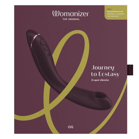 OG - Aubergine – Rechargeable, Discreet, Intimate Wellness Accessory – Quiet, Rechargeable, Waterproof, Couples & Solo Use, Discreet Intimate Wellness Accessory