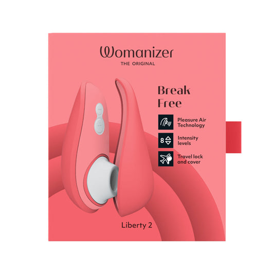 Liberty 2 - Vibrant Rose – Rechargeable, Discreet, Intimate Wellness Accessory – Quiet, Rechargeable, Waterproof, Couples & Solo Use, Discreet Intimate Wellness Accessory