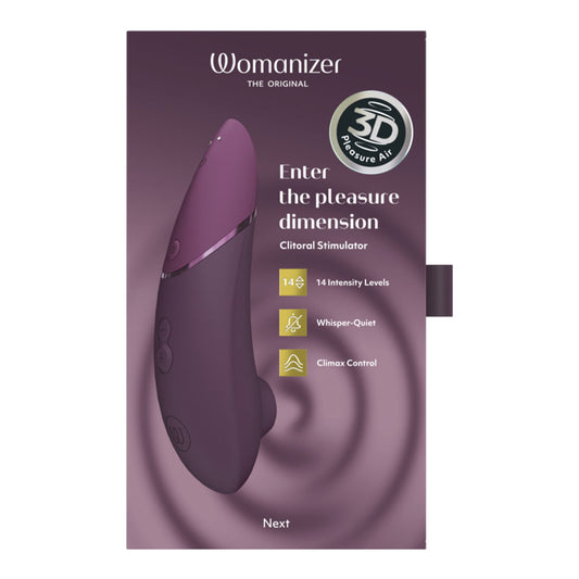 Next - Dark Purple – Rechargeable, Discreet, Intimate Wellness Accessory – Quiet, Rechargeable, Waterproof, Couples & Solo Use, Discreet Intimate Wellness Accessory