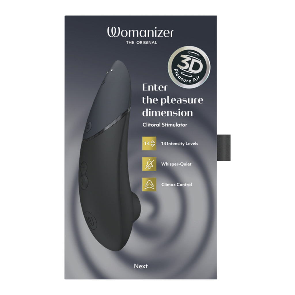 Next - Black – Rechargeable, Discreet, Intimate Wellness Accessory – Quiet, Rechargeable, Waterproof, Couples & Solo Use, Discreet Intimate Wellness Accessory