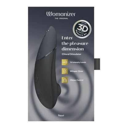 Next - Black – Rechargeable, Discreet, Intimate Wellness Accessory – Quiet, Rechargeable, Waterproof, Couples & Solo Use, Discreet Intimate Wellness Accessory