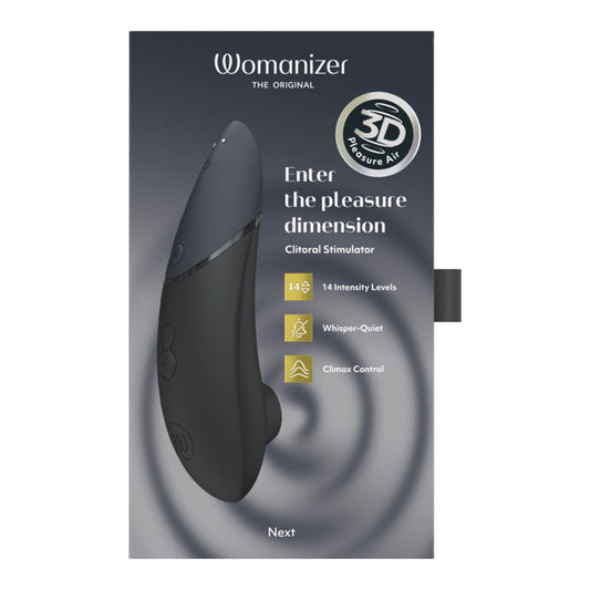 Next - Black – Rechargeable, Discreet, Intimate Wellness Accessory – Quiet, Rechargeable, Waterproof, Couples & Solo Use, Discreet Intimate Wellness Accessory