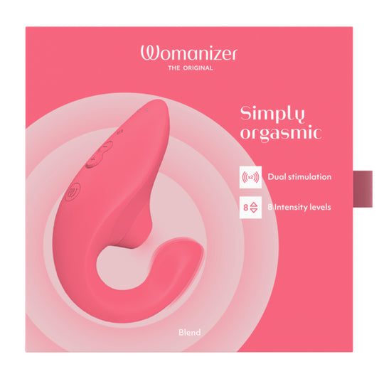 Blend - Vibrant Rose – Rechargeable, Discreet, Intimate Wellness Accessory – Quiet, Rechargeable, Waterproof, Couples & Solo Use, Discreet Intimate Wellness Accessory