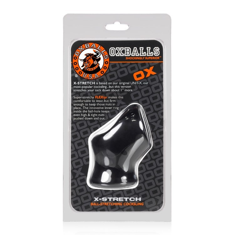 UNIT-X STRETCH, cocksling & ballstretcher - BLACK – Rechargeable, Discreet, Intimate Wellness Accessory – Quiet, Rechargeable, Waterproof, Couples & Solo Use, Discreet Intimate Wellness Accessory