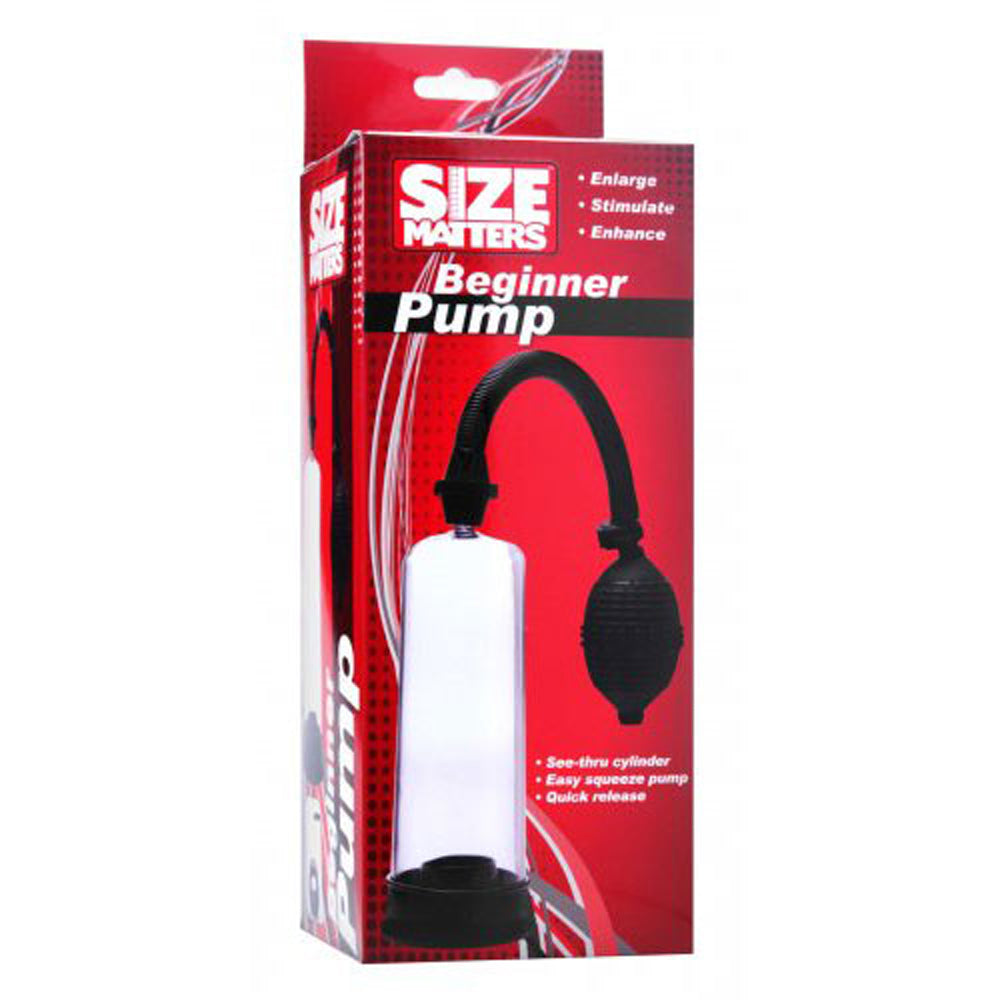 Size Matters - Beginners Pump – Rechargeable, Discreet, Intimate Wellness Accessory – Quiet, Rechargeable, Waterproof, Couples & Solo Use, Discreet Intimate Wellness Accessory