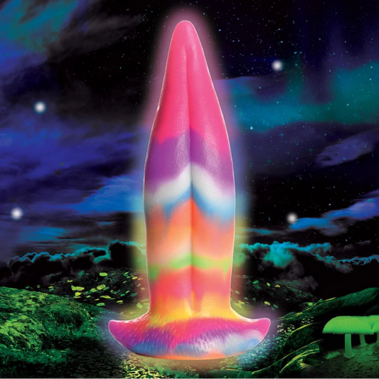 Unicorn Kiss Tongue Glow-In-Dark Silicon – Rechargeable, Discreet, Intimate Wellness Accessory – Quiet, Rechargeable, Waterproof, Couples & Solo Use, Discreet Intimate Wellness Accessory