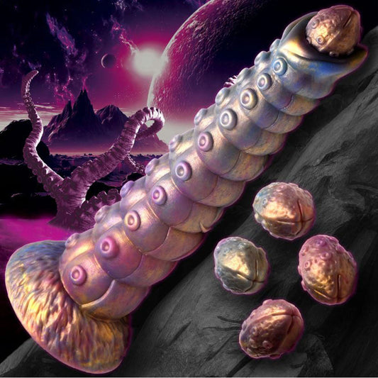 Deep Invader Tentacle Ovipositor w Eggs – Rechargeable, Discreet, Intimate Wellness Accessory – Quiet, Rechargeable, Waterproof, Couples & Solo Use, Discreet Intimate Wellness Accessory