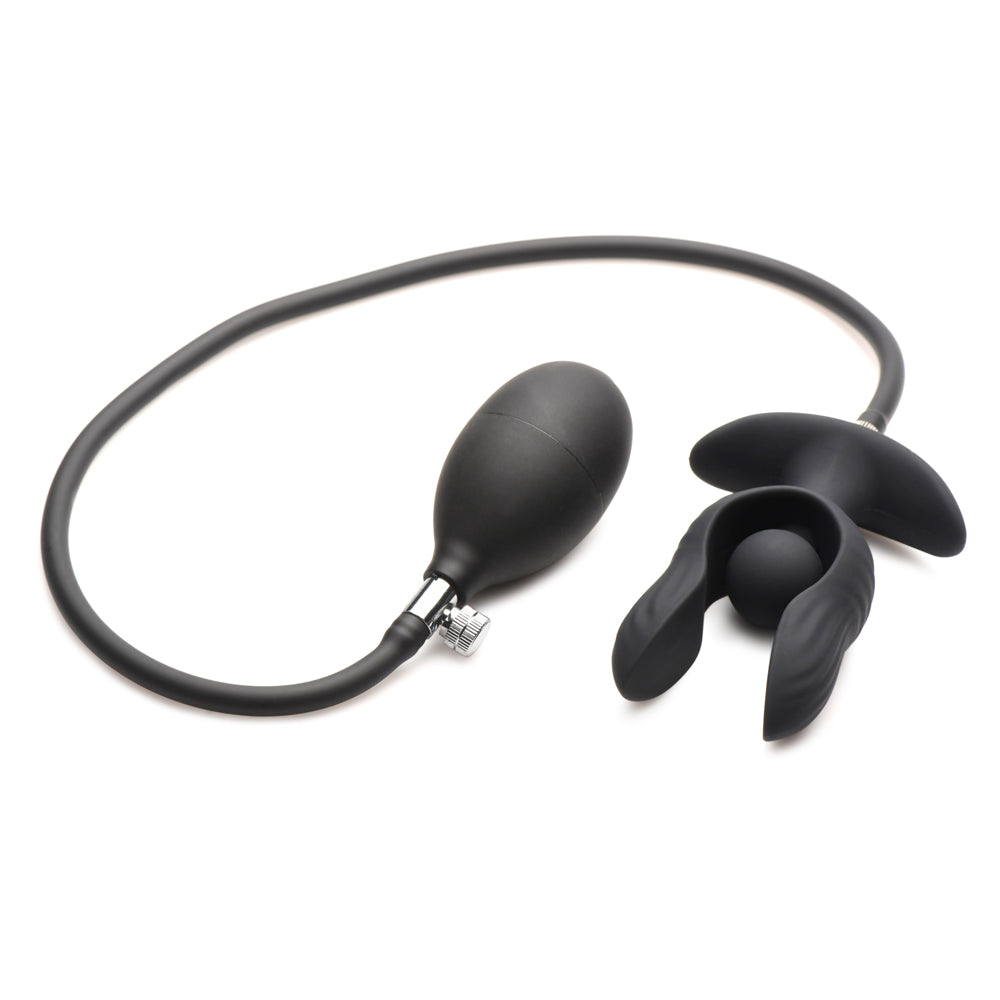 Dark Pearl Inflatable Vibrating Butt Plu – Rechargeable, Discreet, Intimate Wellness Accessory – Quiet, Rechargeable, Waterproof, Couples & Solo Use, Discreet Intimate Wellness Accessory