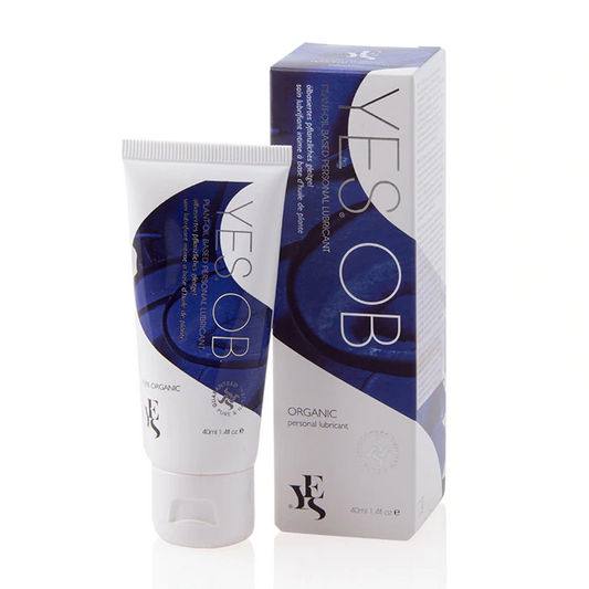 YES OB Oil Based Organic Lubricant 40ml – Rechargeable, Discreet, Intimate Wellness Accessory – Quiet, Rechargeable, Waterproof, Couples & Solo Use, Discreet Intimate Wellness Accessory